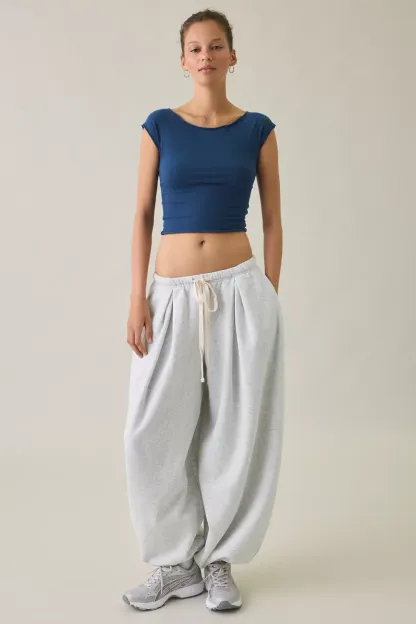 Out From Under Slow Motion Baggy Balloon Sweatpants - Grey