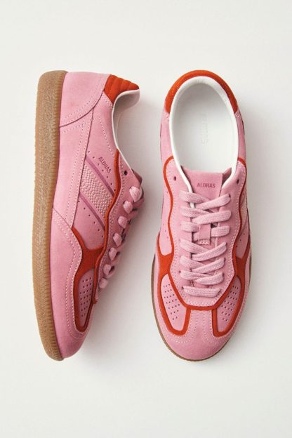 ALOHAS tb. 490 Leather Sneakers - Pink And Red