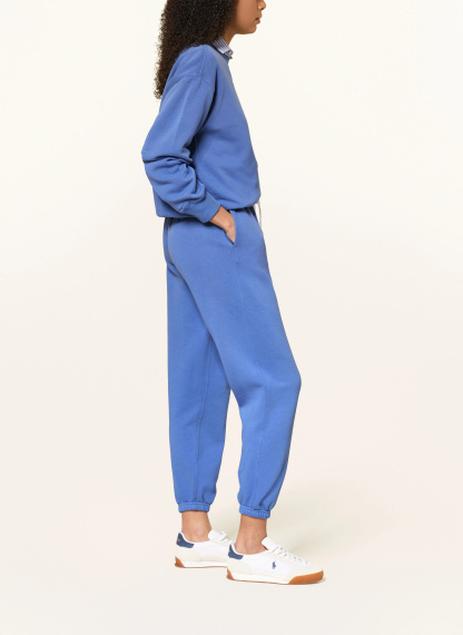 POLO RALPH LAUREN Sweatpants – BLAU / WEISS