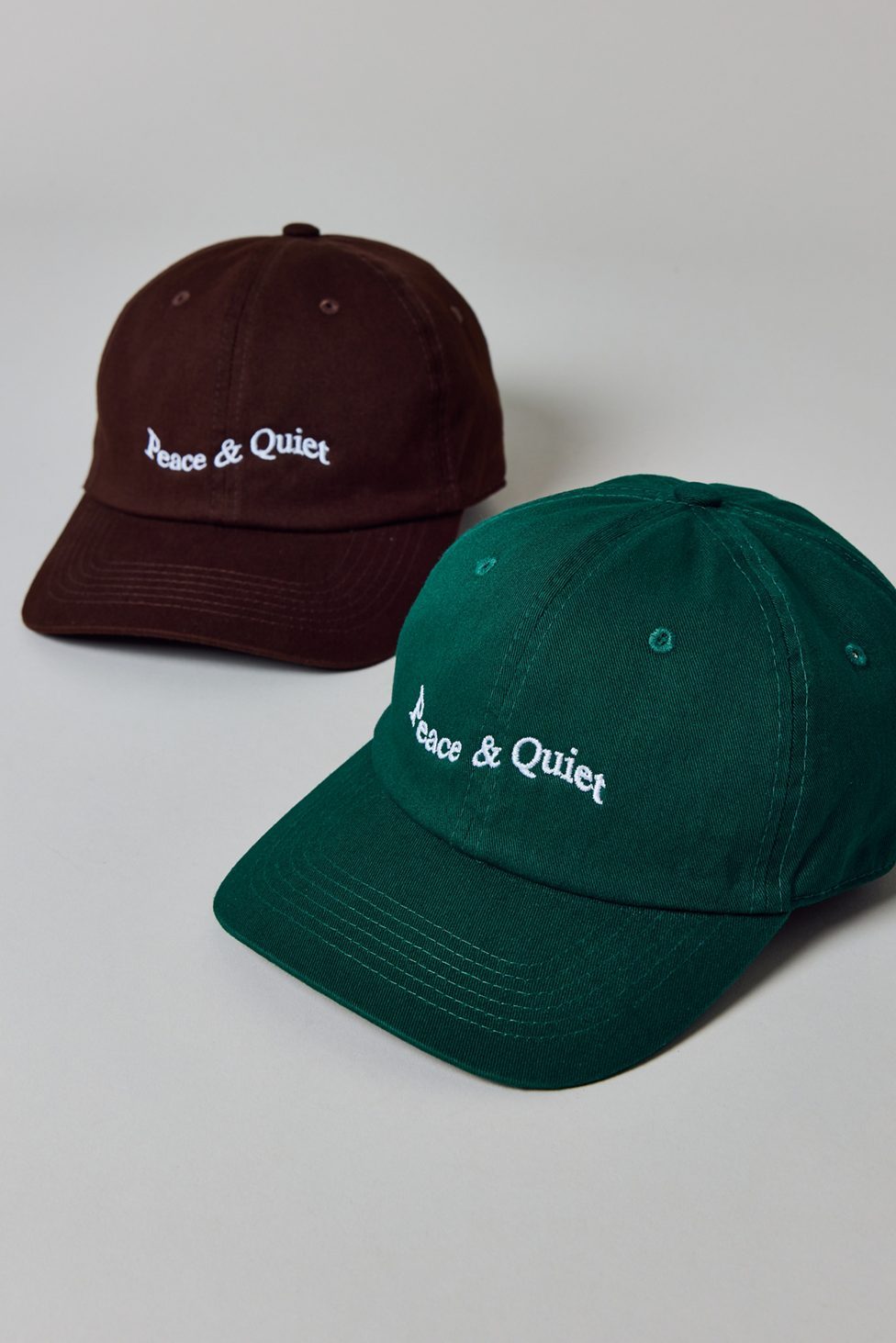 Museum Of Peace & Quiet Wordmark Dad Hat - Green