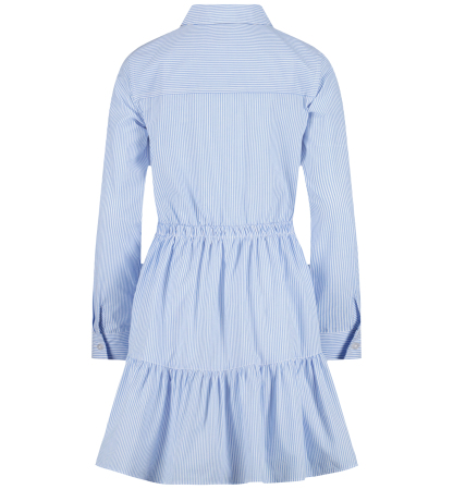 Tommy Hilfiger Girls' 7-16 Striped Long-Sleeve Shirt Dress - White