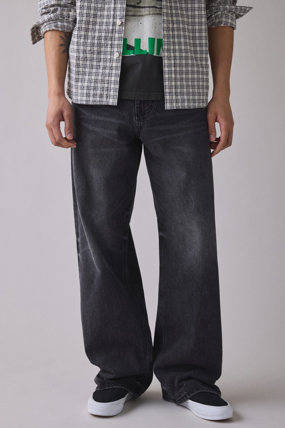 BDG Nitro Premium Selvedge Denim Baggy Fit Jeans - Midnight Selvedge