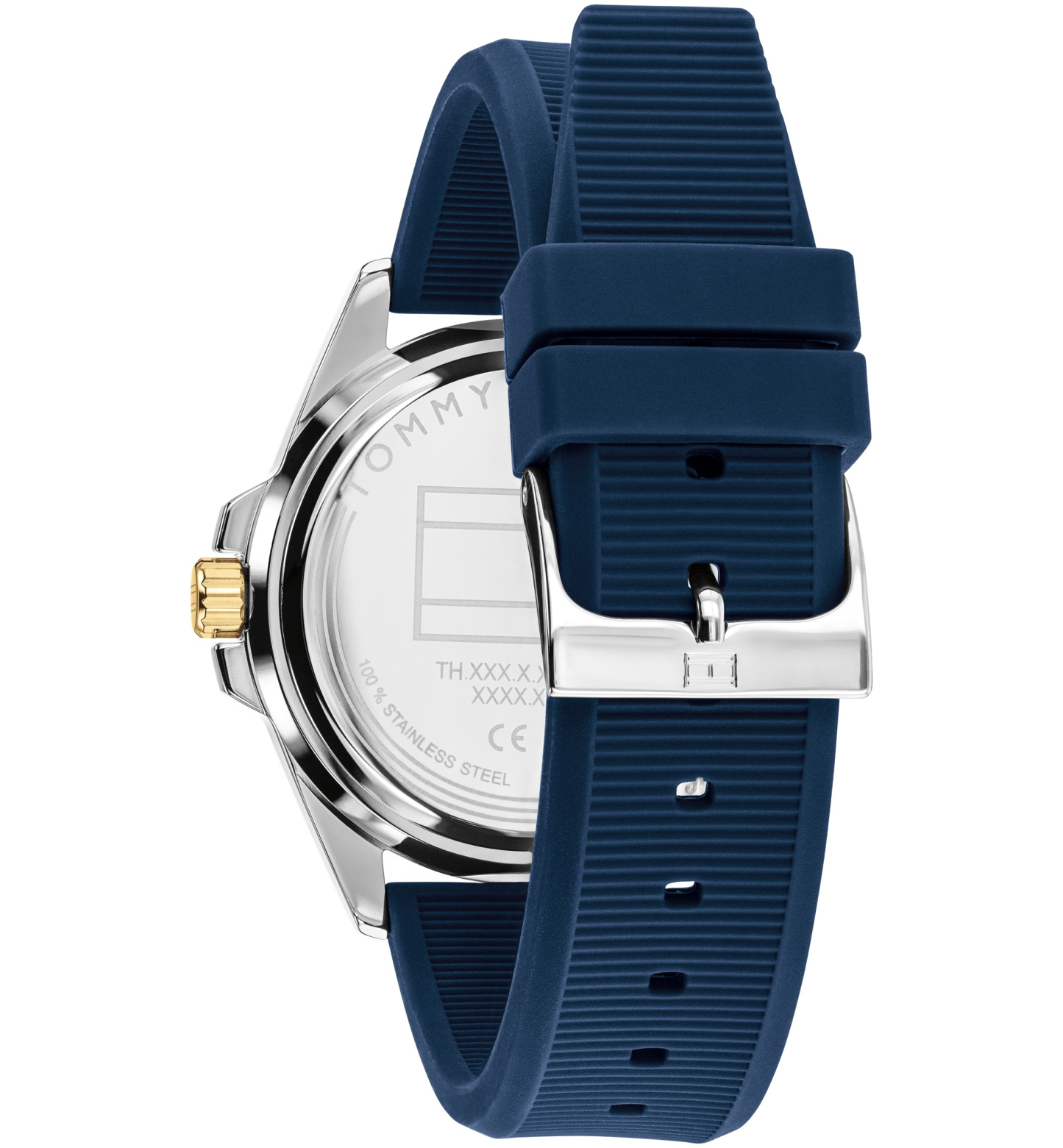 Tommy Hilfiger Men's Quartz Navy Silicone Strap Watch 42mm - Navy