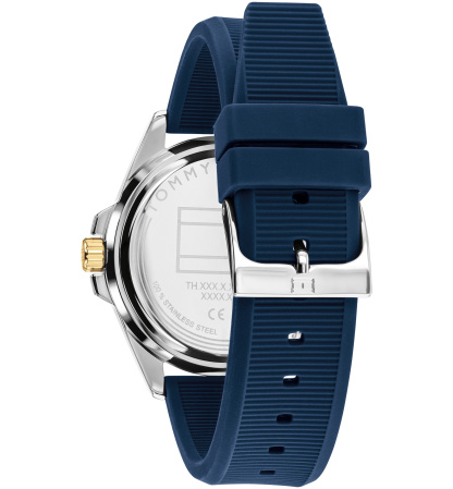 Tommy Hilfiger Men's Quartz Navy Silicone Strap Watch 42mm - Navy