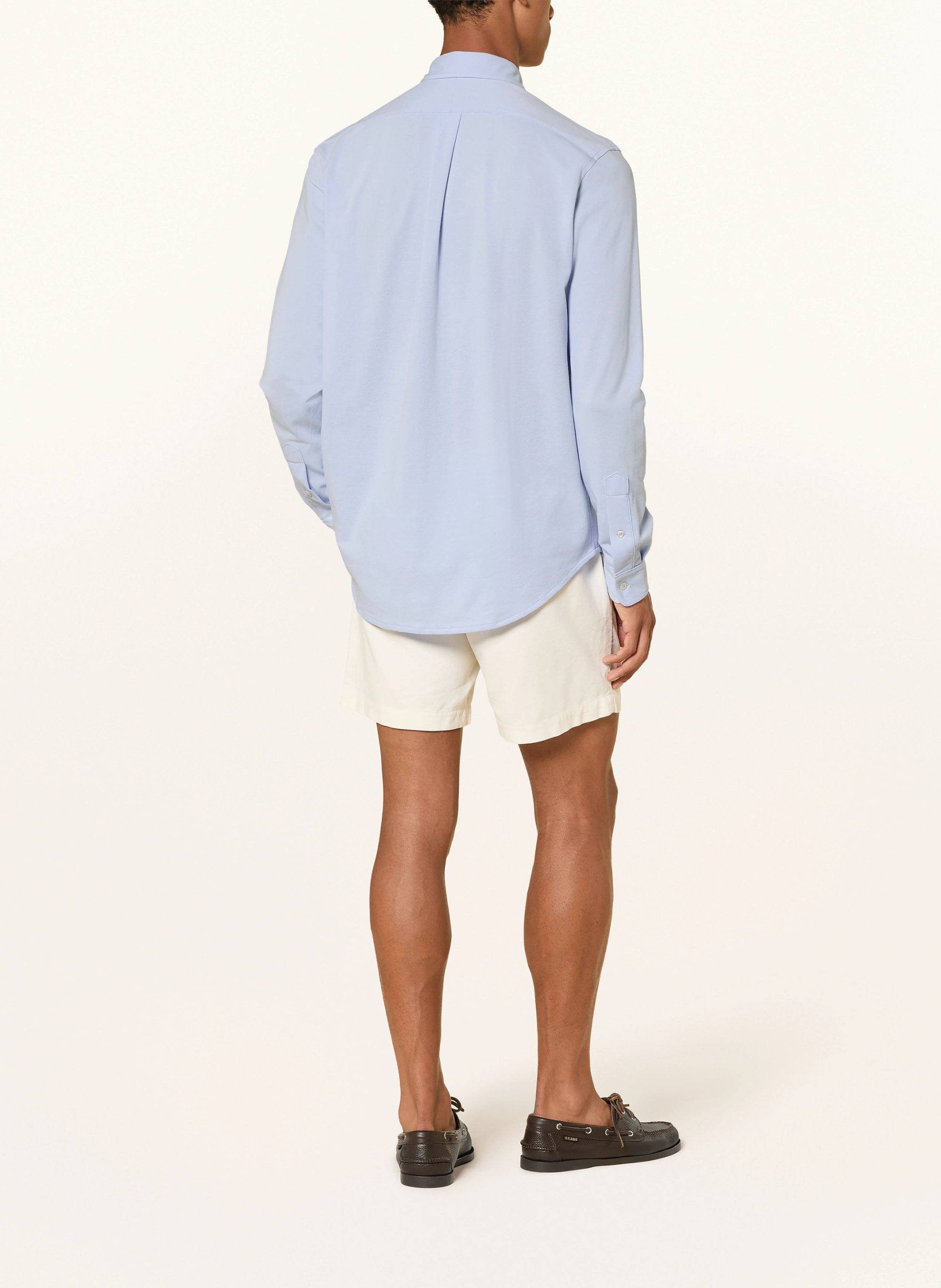 POLO RALPH LAUREN Piqué-Hemd Custom Fit – HELLBLAU