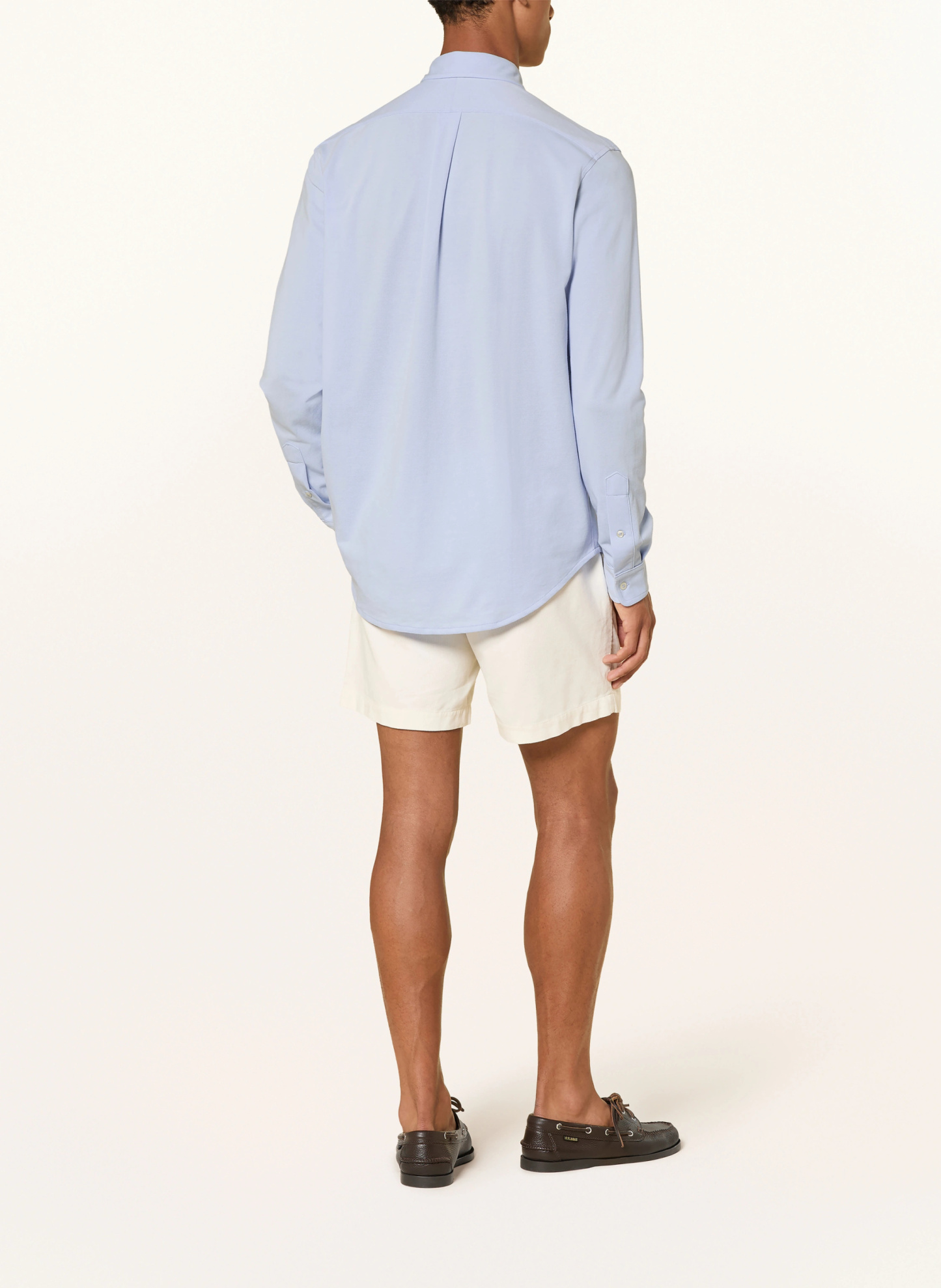 POLO RALPH LAUREN Piqué-Hemd Custom Fit – HELLBLAU