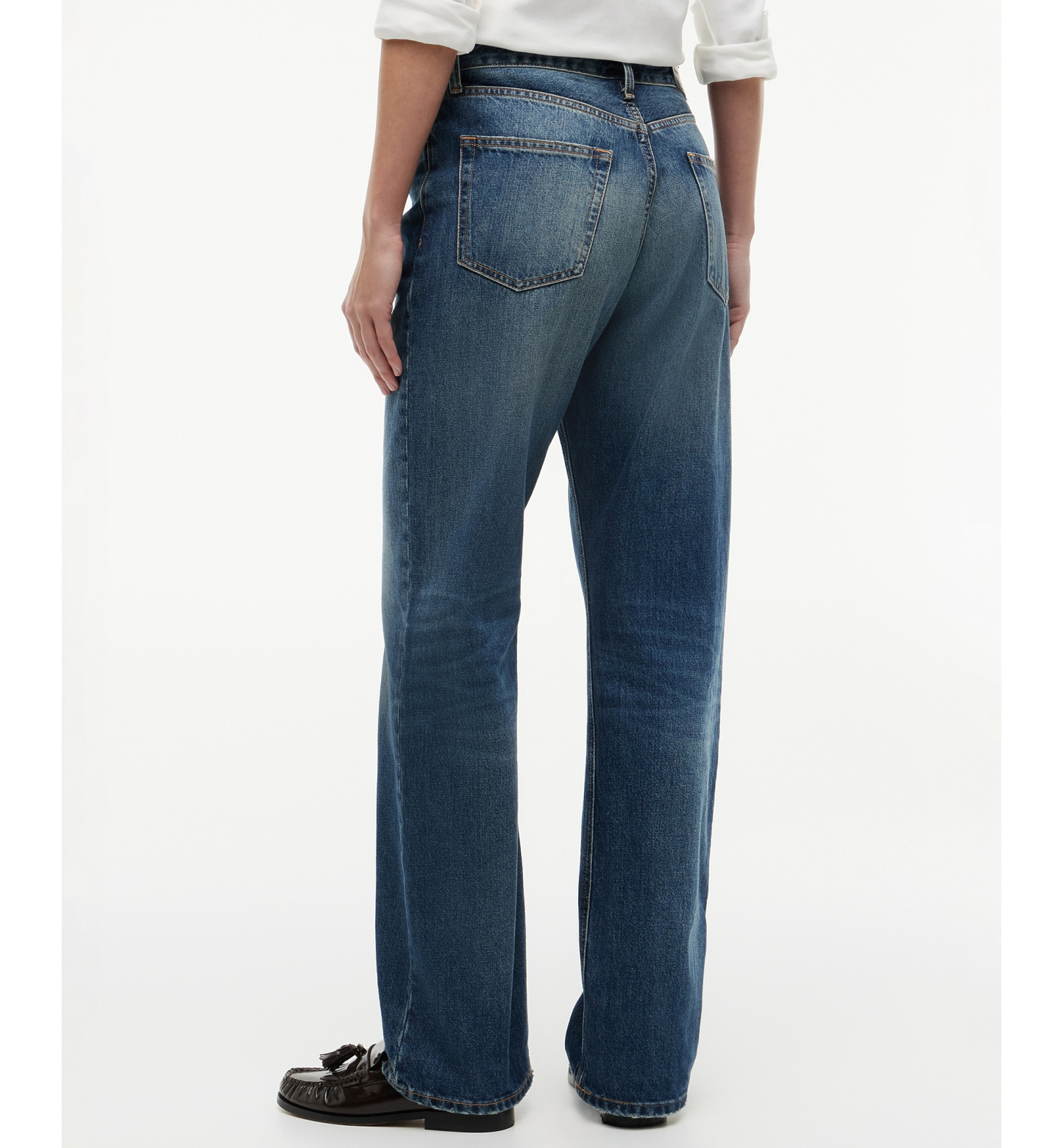 Tommy Hilfiger Women's Relaxed-Fit Straight-Leg Jeans - Cam Mid