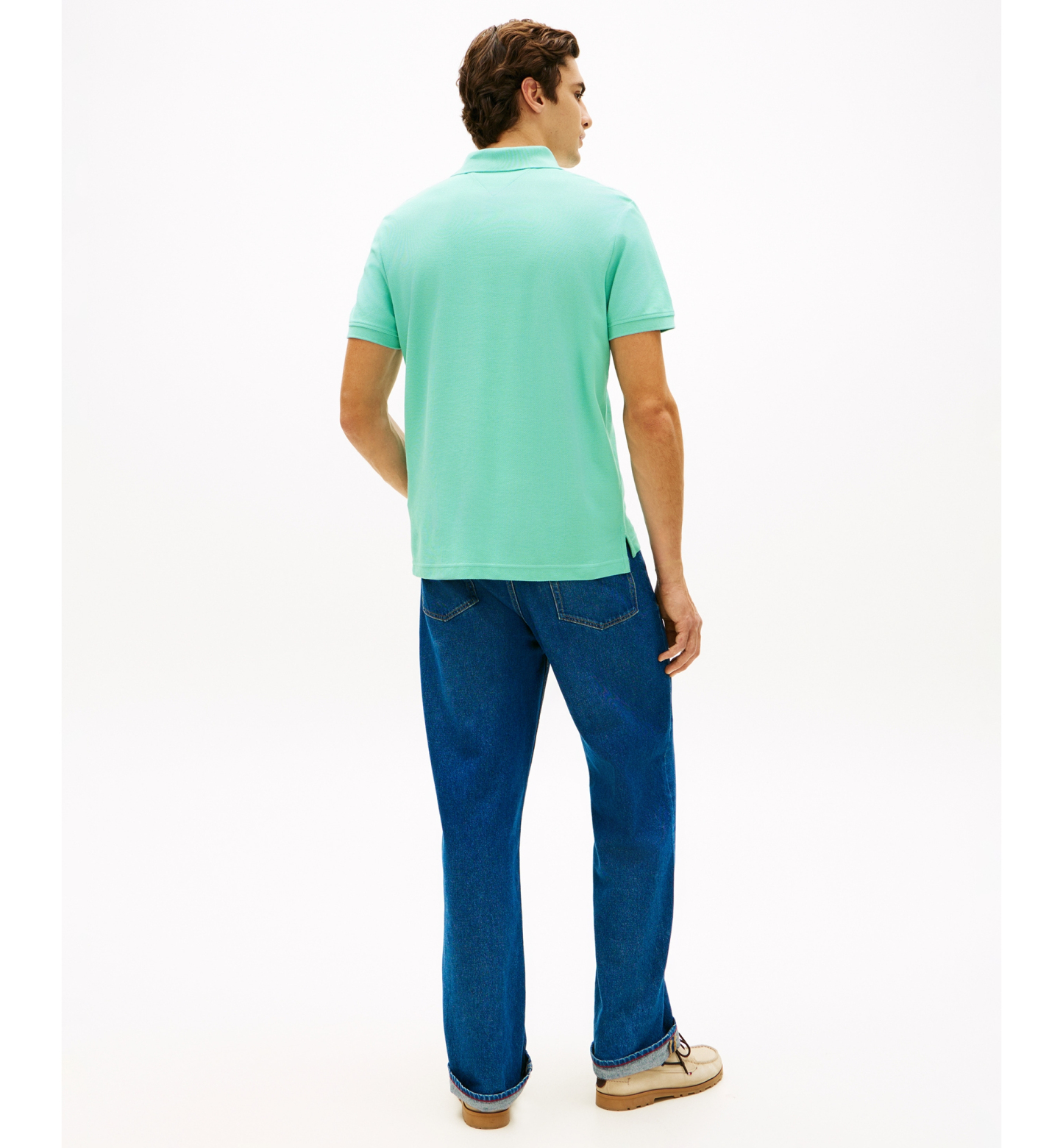 Tommy Hilfiger Men's Classic-Fit Embroidered Script Logo Polo Shirt - Arctic Aqua