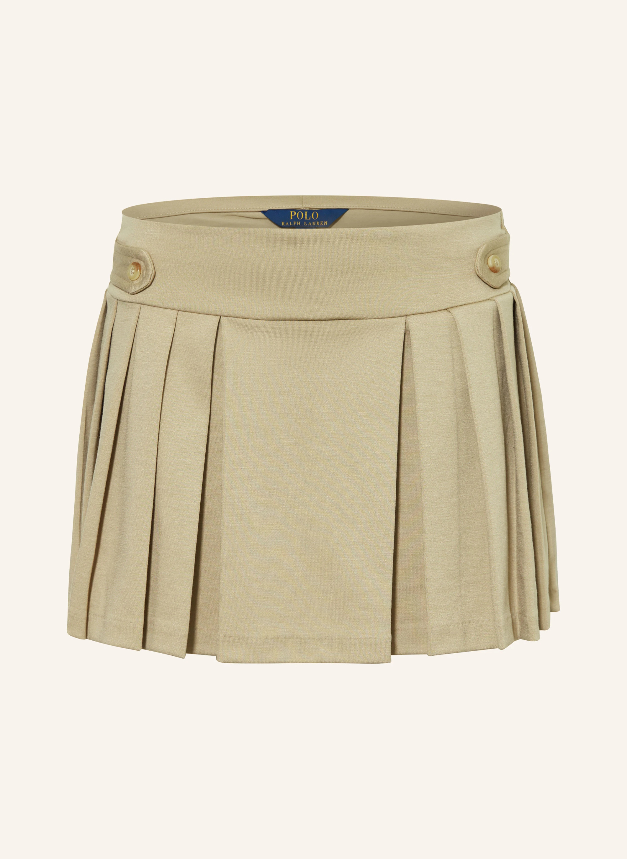 POLO RALPH LAUREN Faltenrock PONTE – BEIGE