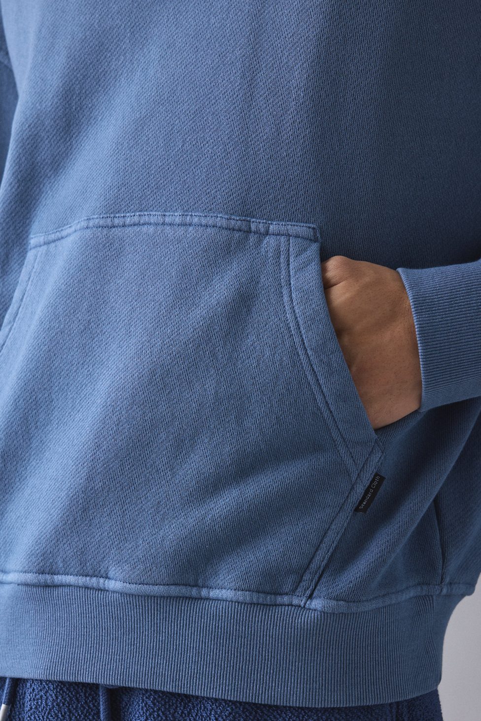 Standard Cloth Pregame Hoodie Sweatshirt - Dark Denim Wash