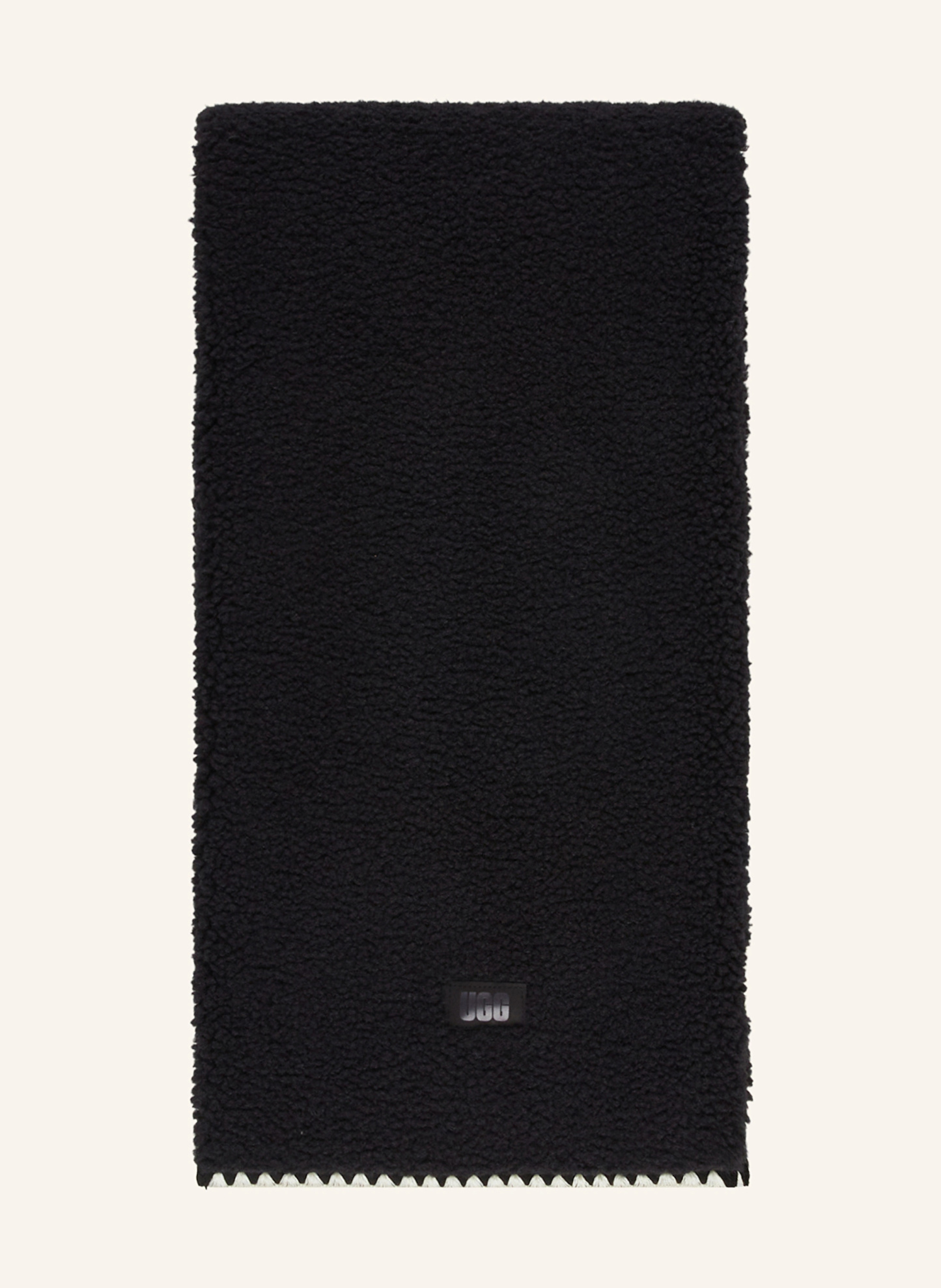 UGG Teddyfell-Schal – SCHWARZ