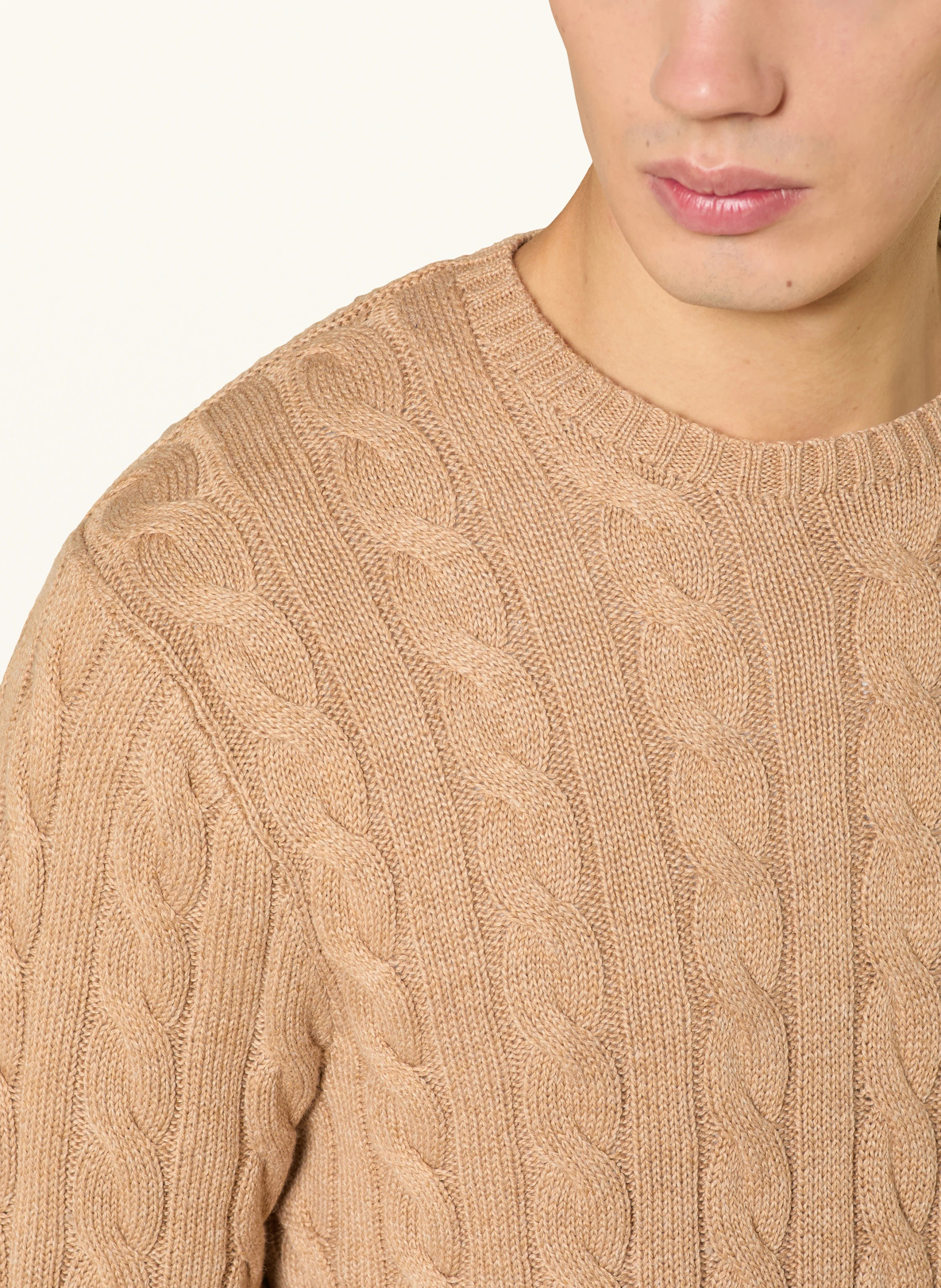 POLO RALPH LAUREN Pullover – HELLBRAUN