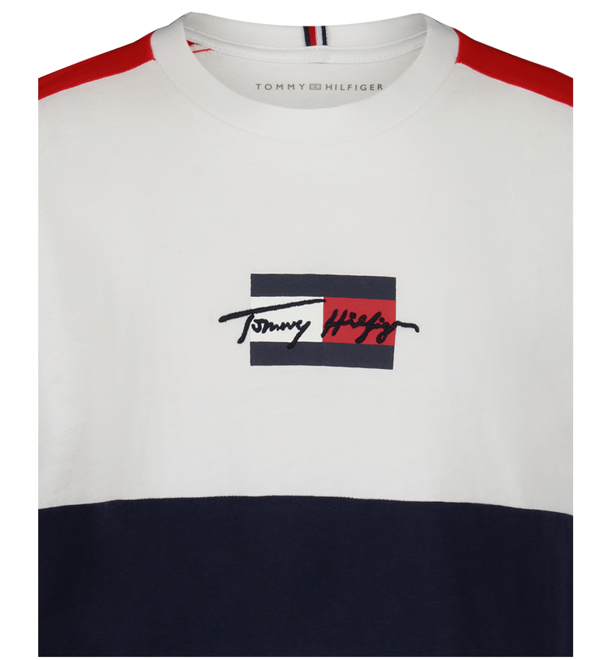 Tommy Hilfiger Boys' 8-20 Signature Sport Short-Sleeve T-Shirt - Fresh White