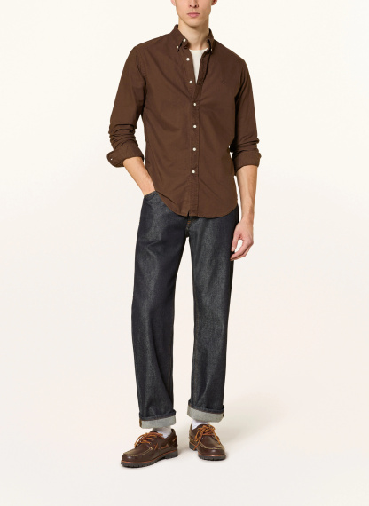 POLO RALPH LAUREN Oxfordhemd Custom Fit – DUNKELBRAUN (2)
