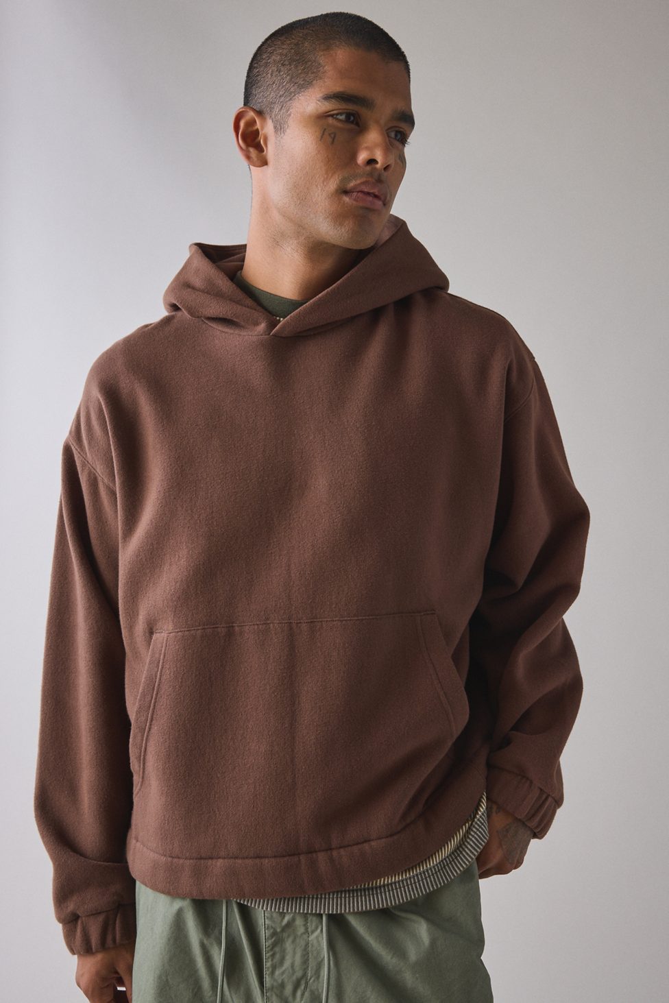 Standard Cloth Jump Shot Hoodie Sweatshirt - Brown