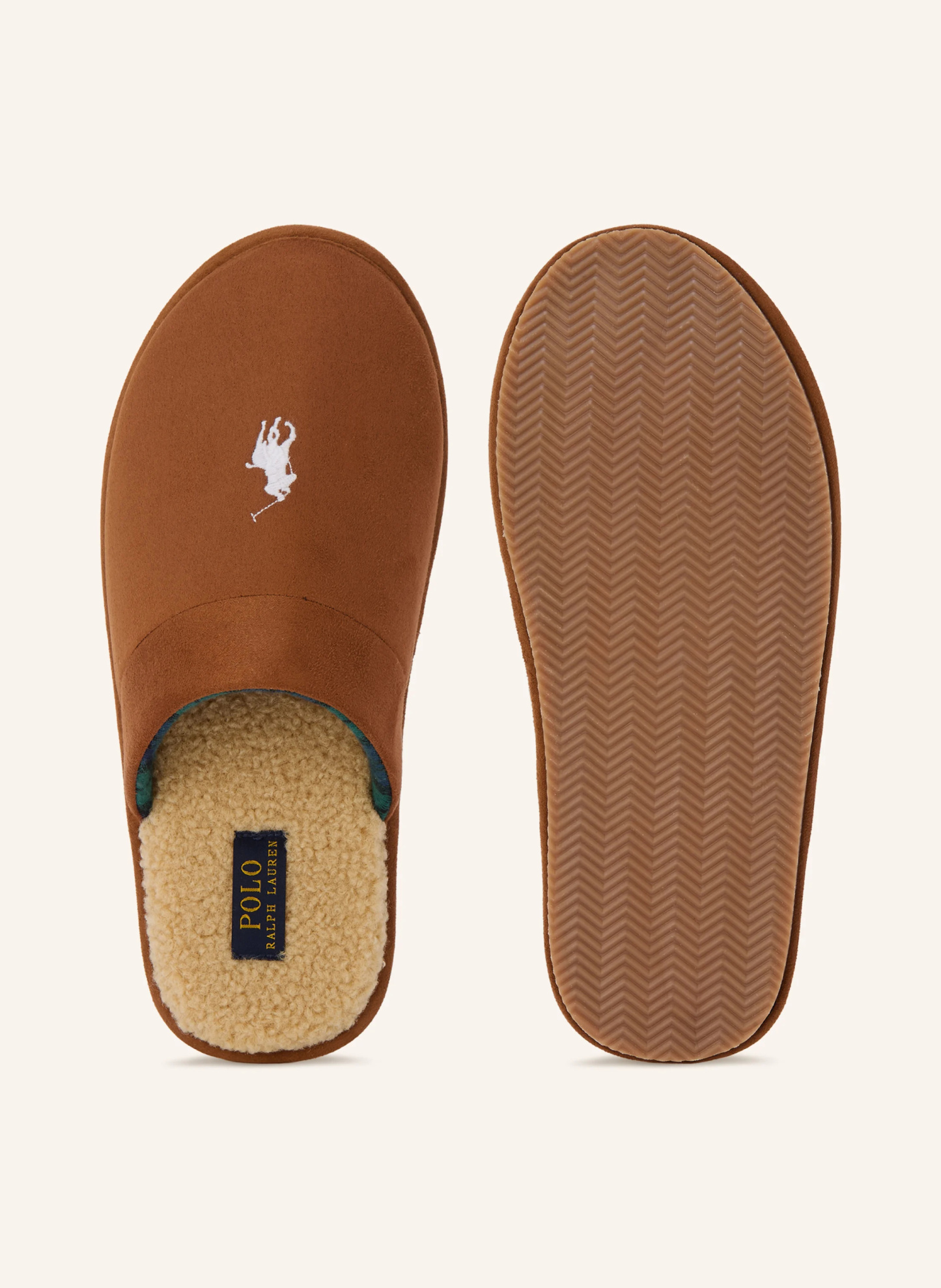 POLO RALPH LAUREN Hausschuhe KLARENCE – BRAUN