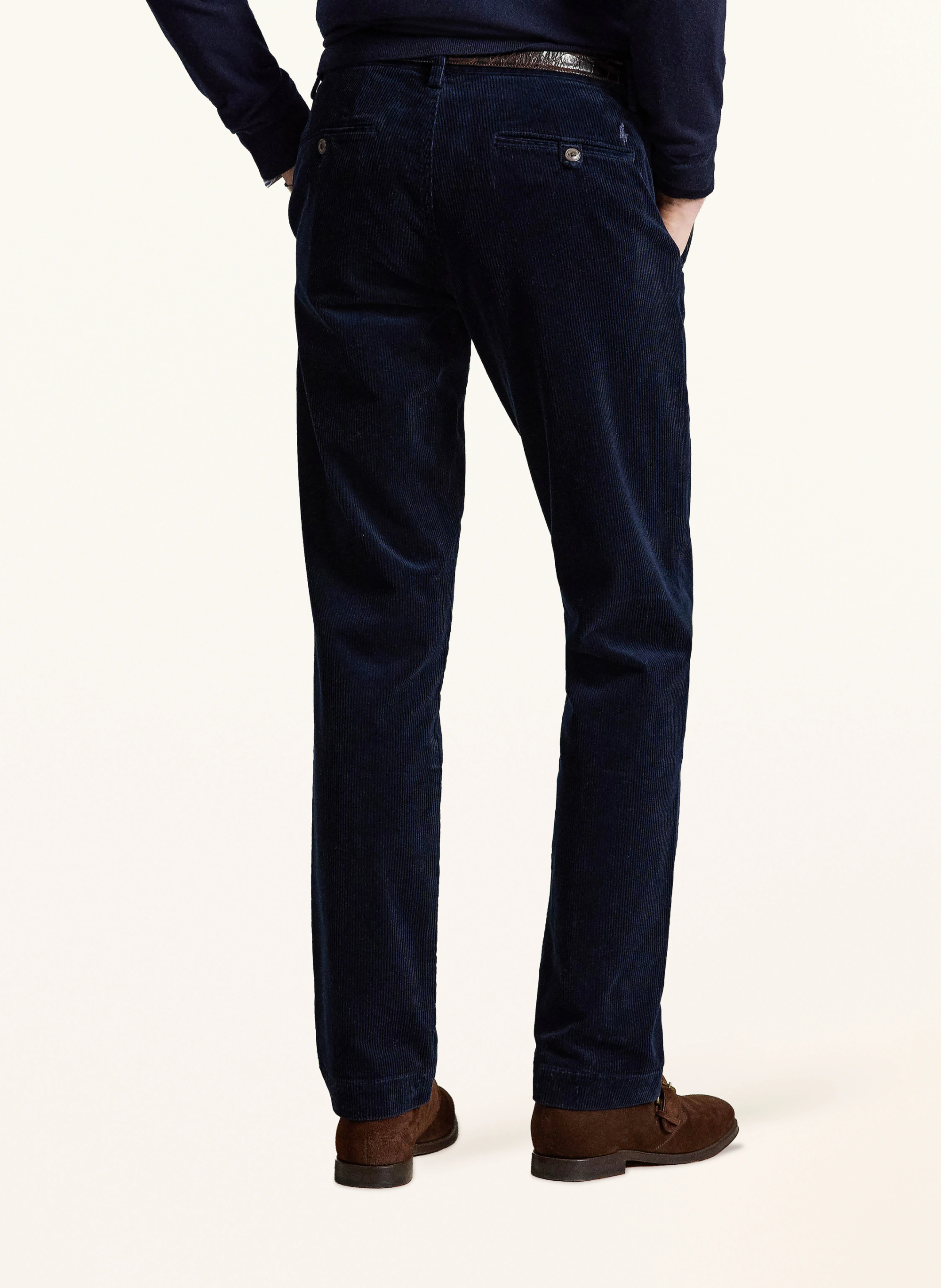 POLO RALPH LAUREN Cordchino Stretch Straight Fit – DUNKELBLAU