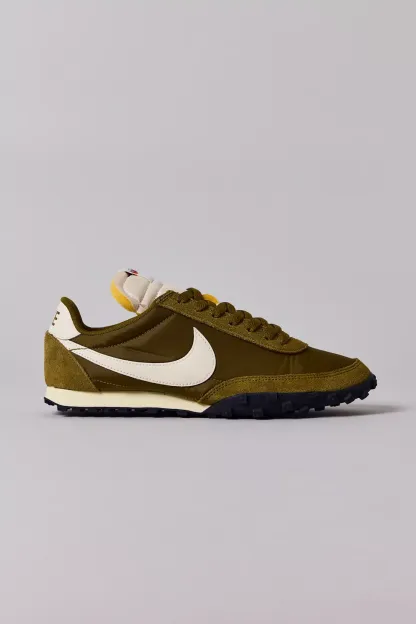 Nike Men's Waffle Racer Sneakers - Olive Flak/Sail-Coconut M