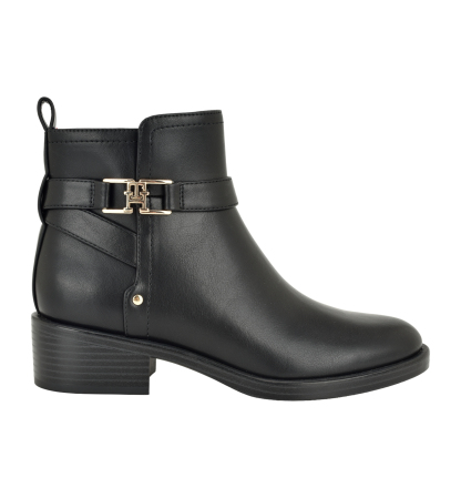 Tommy Hilfiger Women's Idala Ornamented Side Zip Booties - Black
