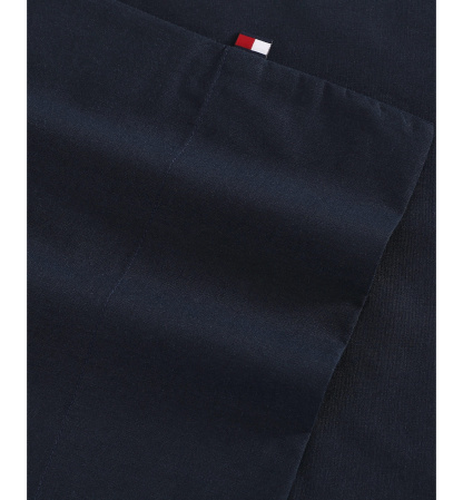 Tommy Hilfiger Performance Cooling Solid Sheet Set - Core Navy