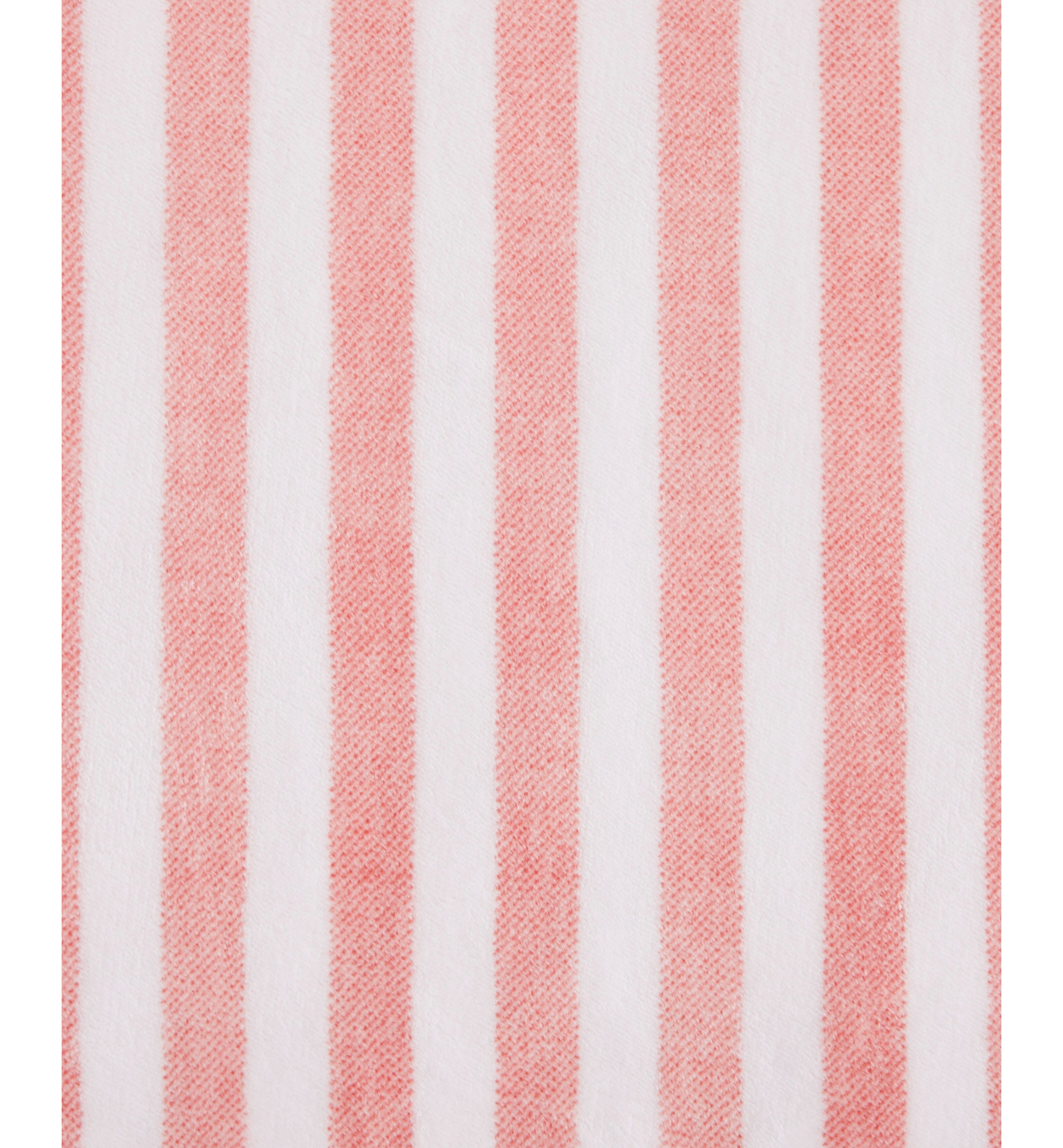 Tommy Hilfiger Laguna Beach Stripe Printed Plush Throw, 70" x 50" - White, Coral Pink
