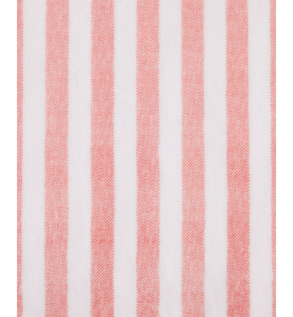 Tommy Hilfiger Laguna Beach Stripe Printed Plush Throw, 70" x 50" - White, Coral Pink