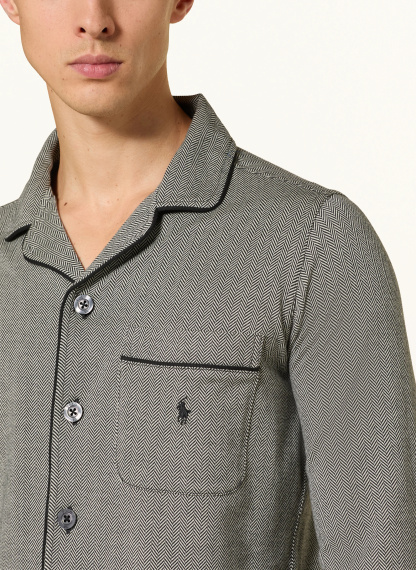 POLO RALPH LAUREN Schlafanzug mit Geschenkbox – SCHWARZ / CREME