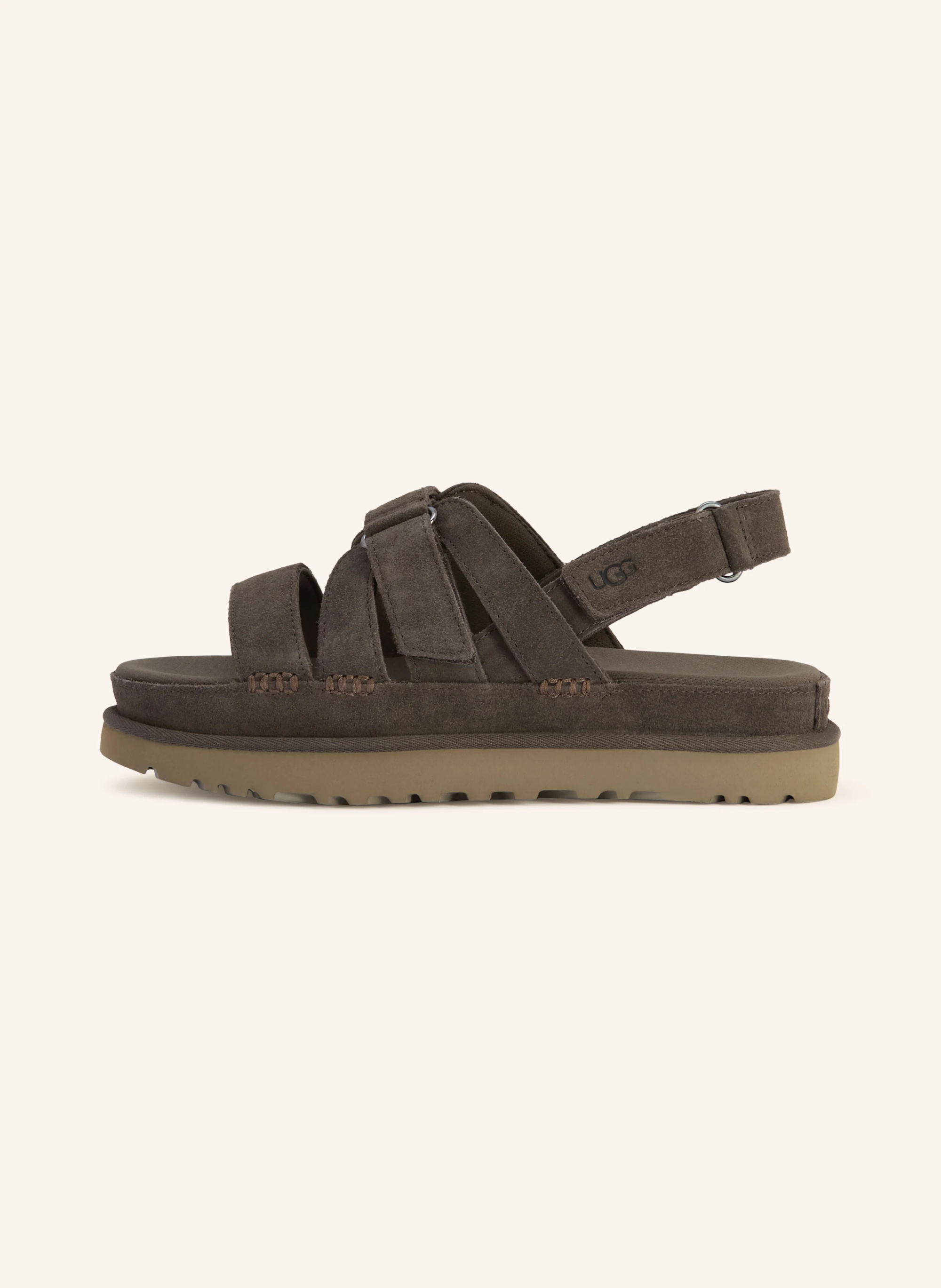 UGG Plateau-Sandalen GOLDENSTAR GLEAM – TAUPE