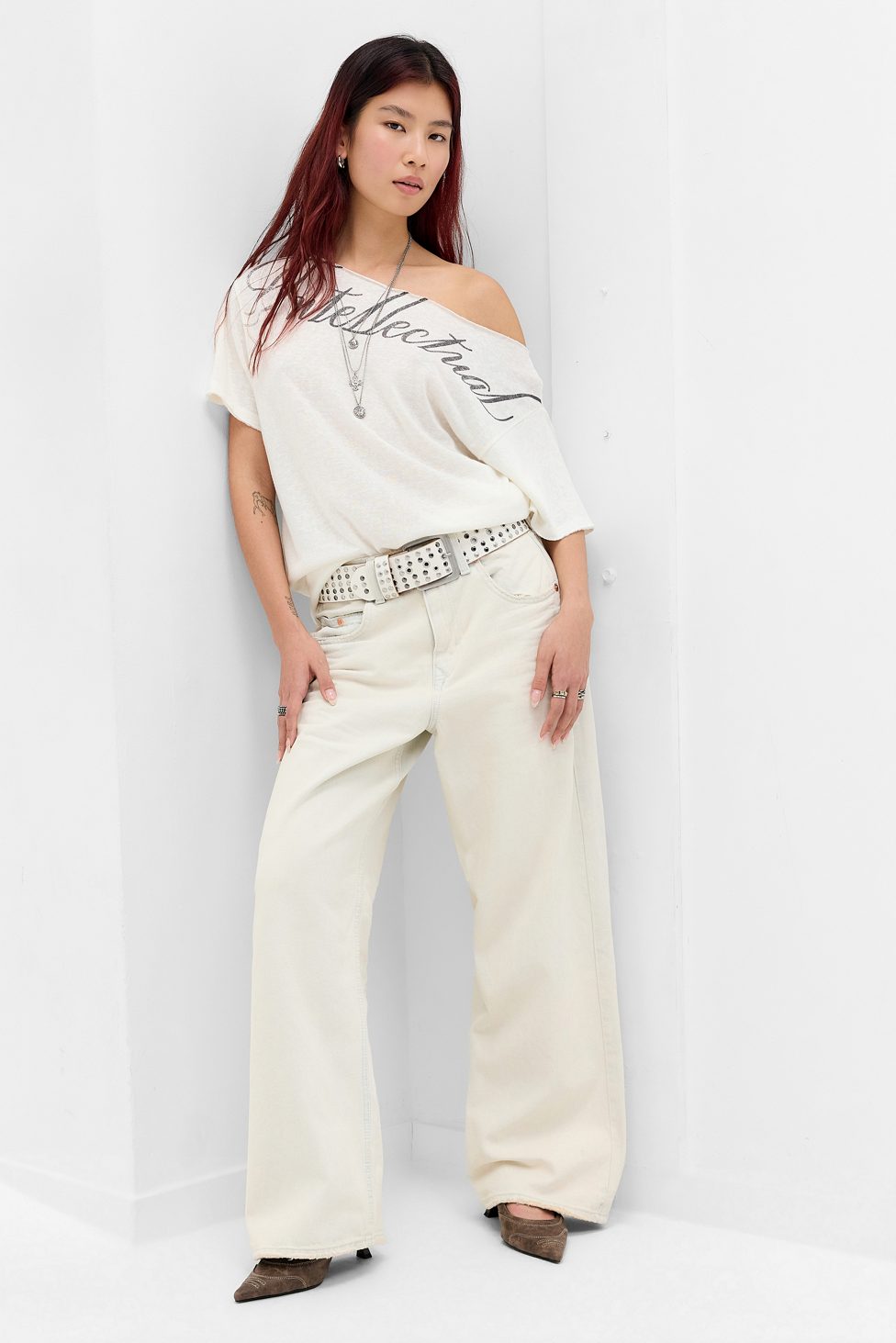 BDG Jaya Baggy Boyfriend Jeans - Natural