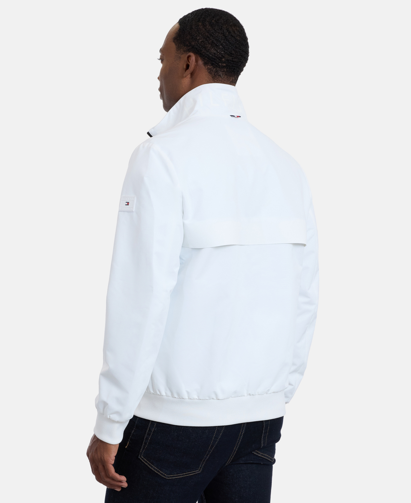 Tommy Hilfiger Men's Water Resistant Boating Regular-Fit Jacket - White