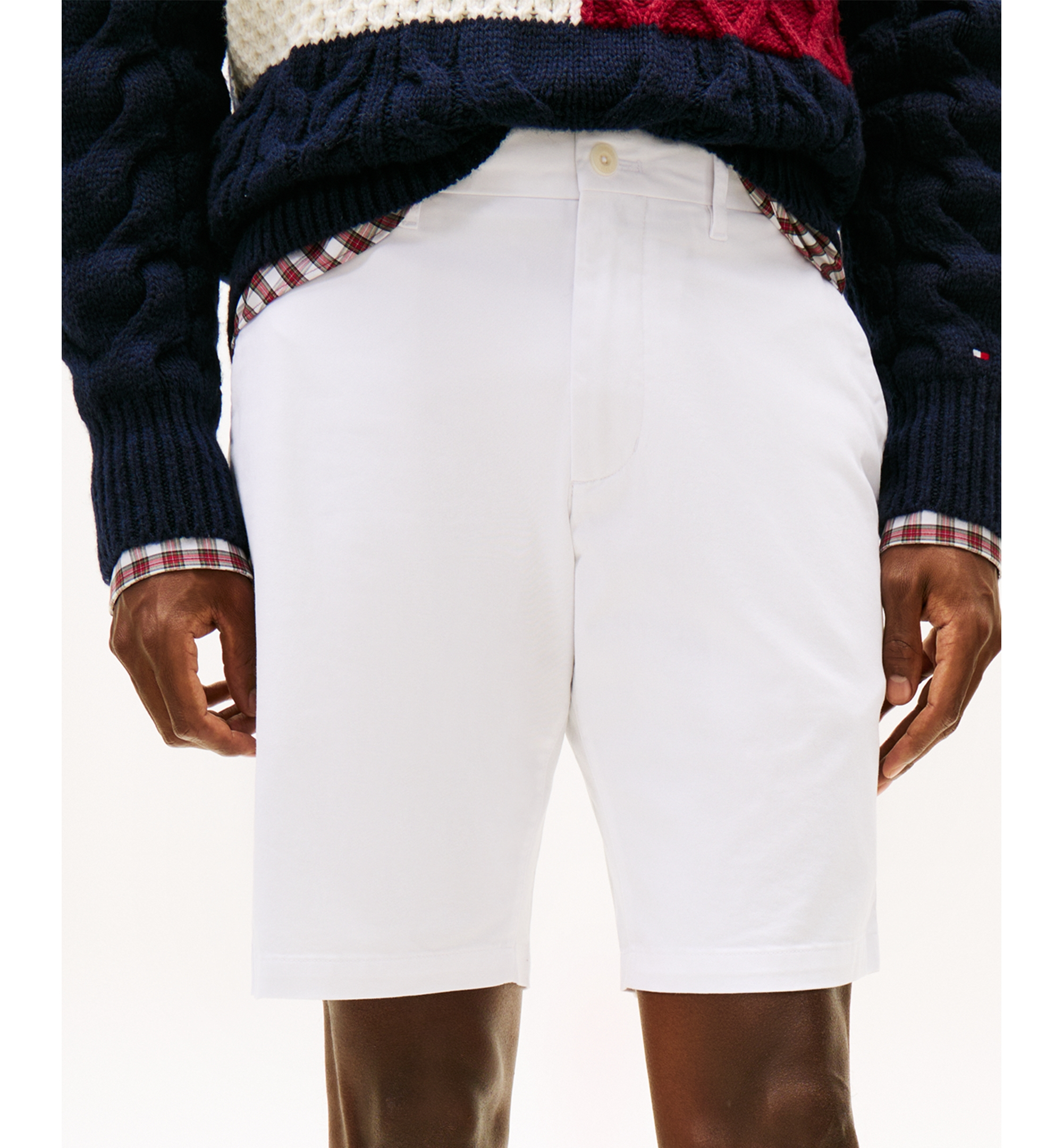 Tommy Hilfiger Men's Brooklyn 1985 9" Shorts - Optic White