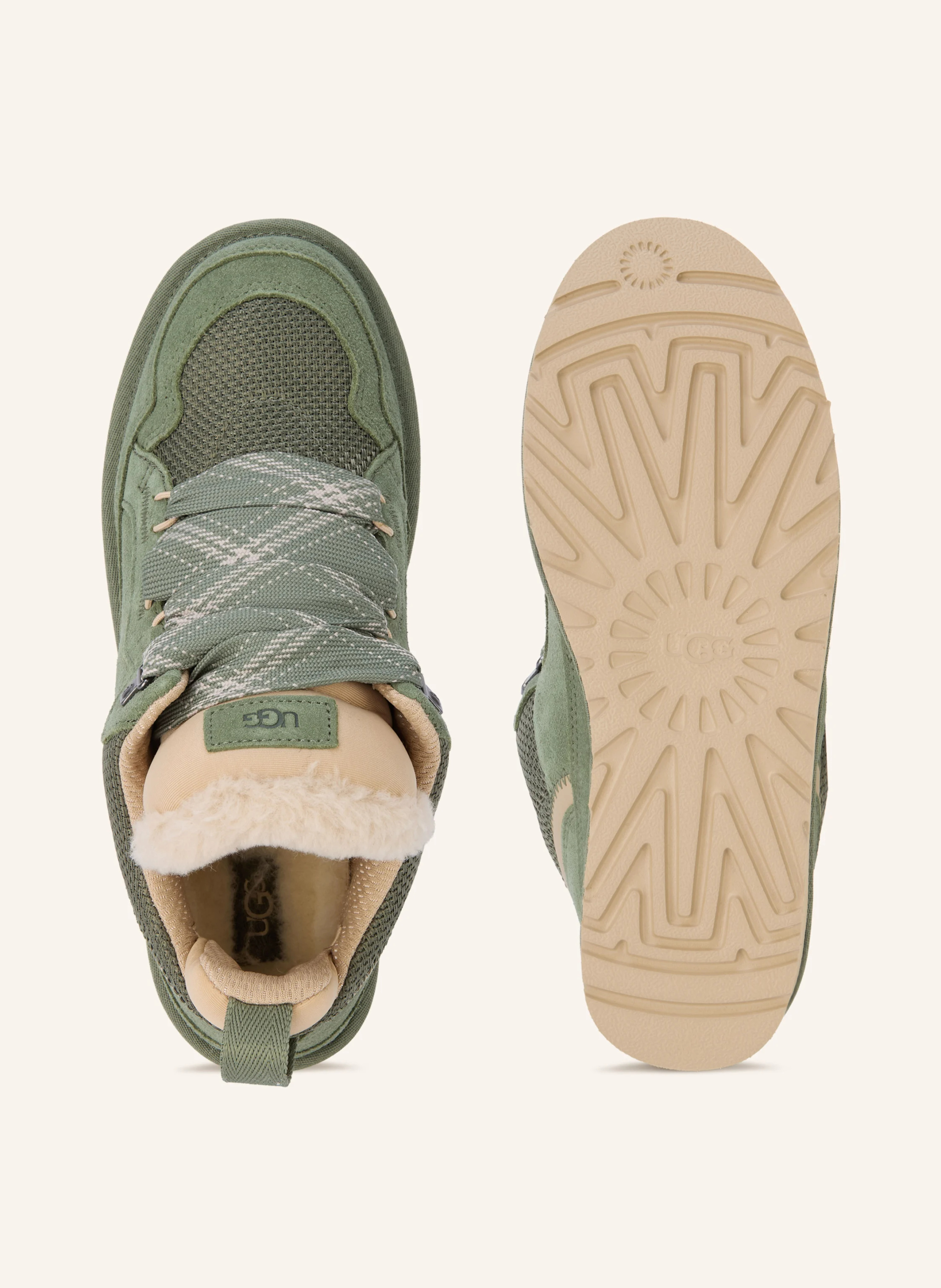 UGG Sneaker LOWMEL – HELLGRÜN / BEIGE