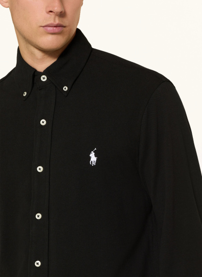 POLO RALPH LAUREN Piqué-Hemd Custom Fit – SCHWARZ (2)