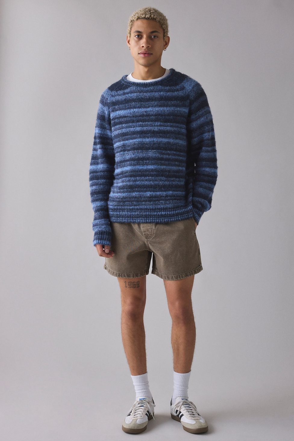 BDG Denim Volley Shorts - Teak Wash