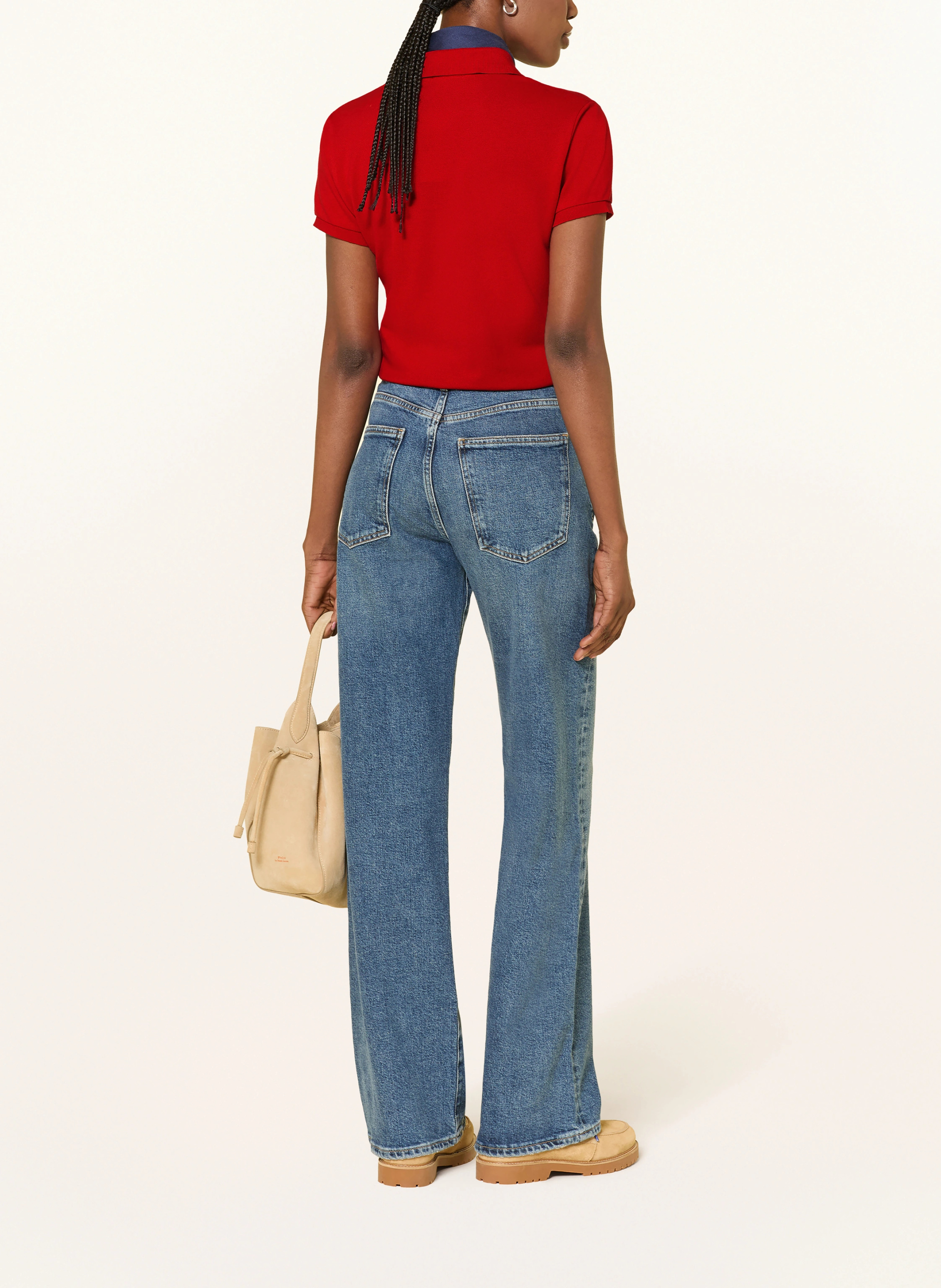 POLO RALPH LAUREN Piqué-Poloshirt – ROT