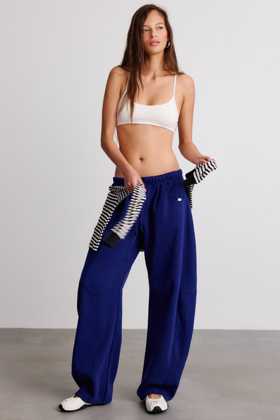 Out From Under Essential Barrel Leg 2.0 Sweatpants - Navy