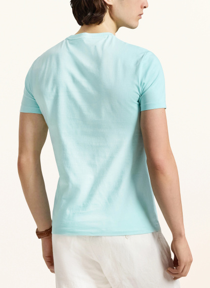 POLO RALPH LAUREN T-Shirt – TÜRKIS / ROSA