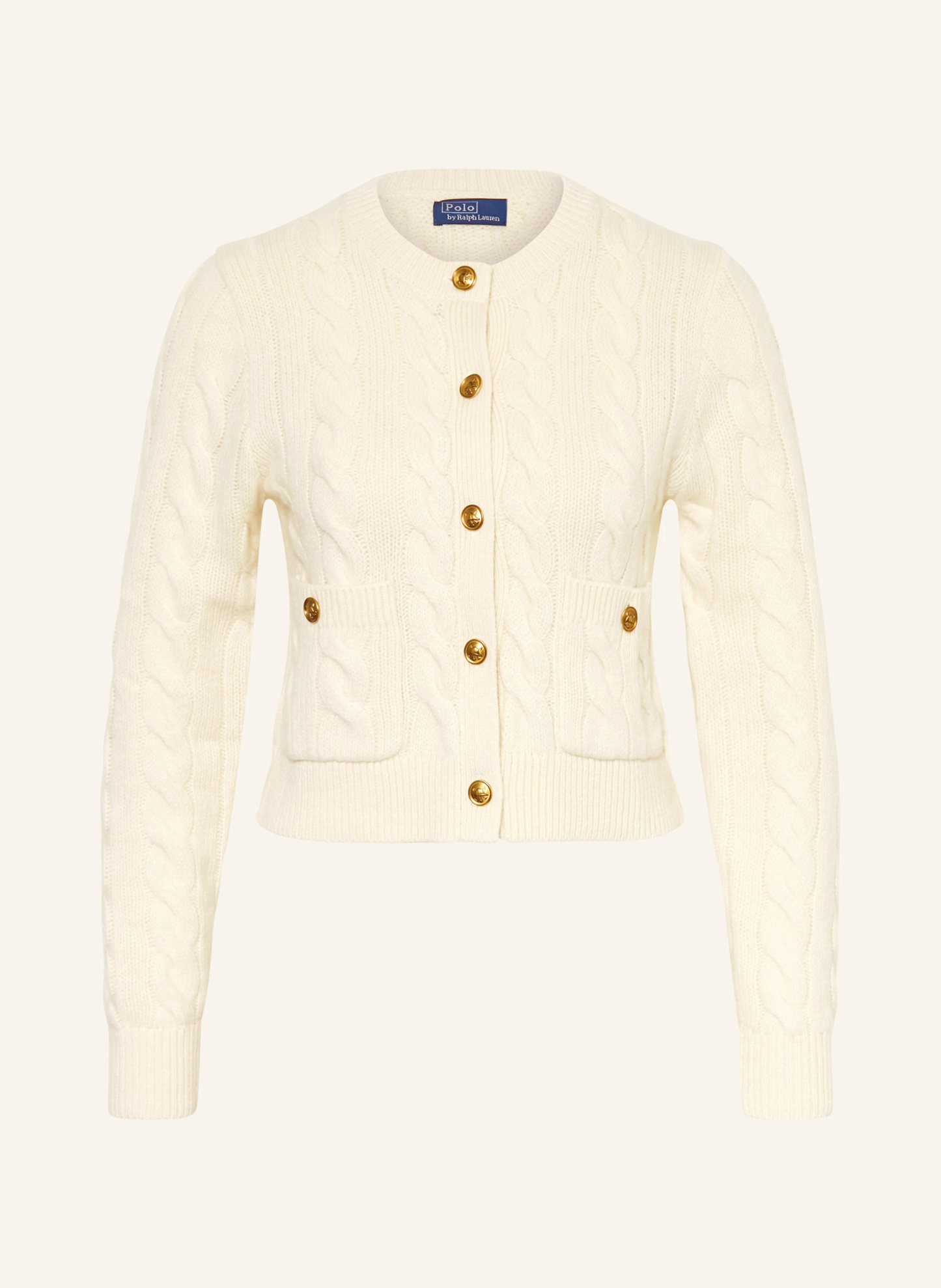 POLO RALPH LAUREN Strickjacke – HELLGELB
