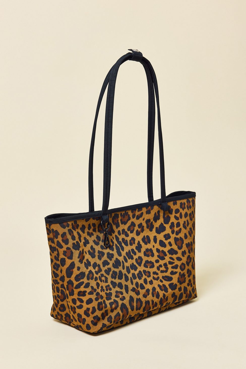 BAGGU Medium Nylon Reverse Tote Bag - Leopard Mix