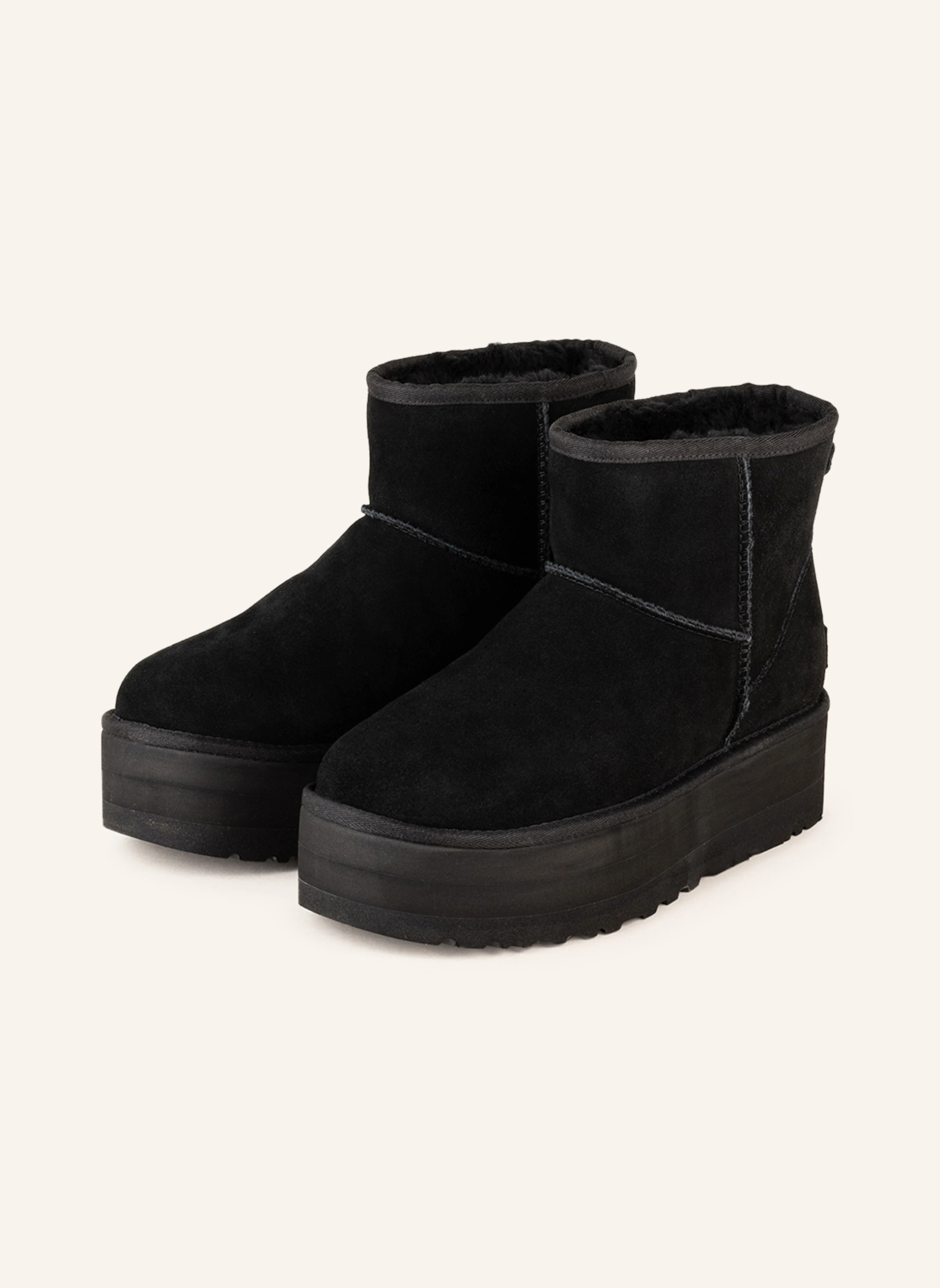 UGG Plateau-Boots CLASSIC MINI PLATFORM – SCHWARZ