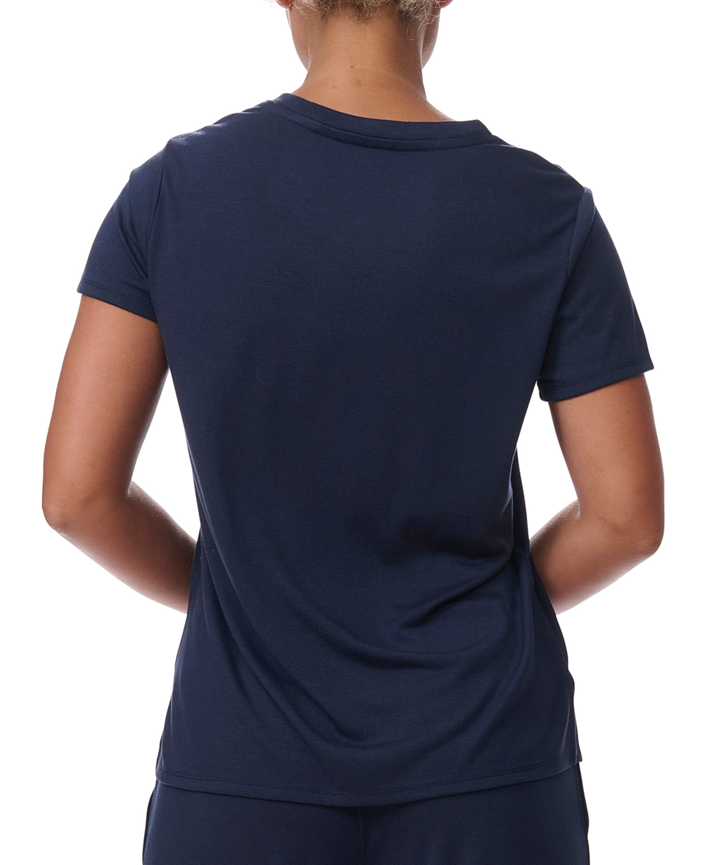 Tommy Hilfiger Women's Short-Sleeve Crewneck Sleep Tee - Sky Captain