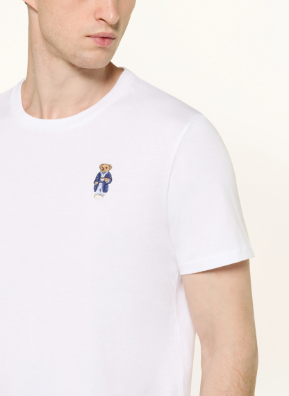 POLO RALPH LAUREN Schlafanzug – WEISS / HELLBLAU / BLAU