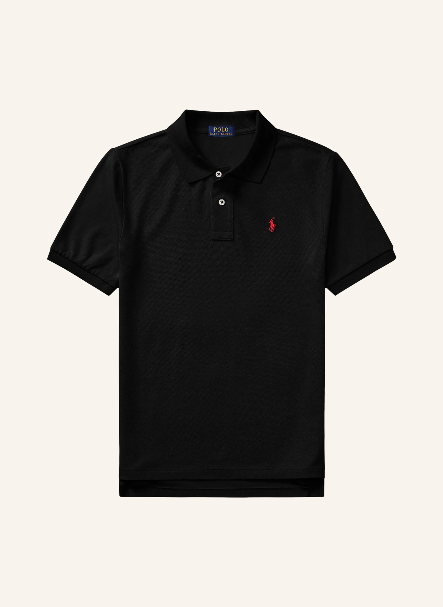 POLO RALPH LAUREN Piqué-Poloshirt Classic Fit – SCHWARZ