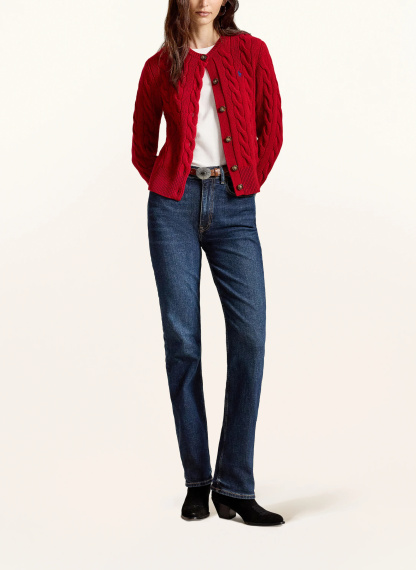 POLO RALPH LAUREN Strickjacke – ROT