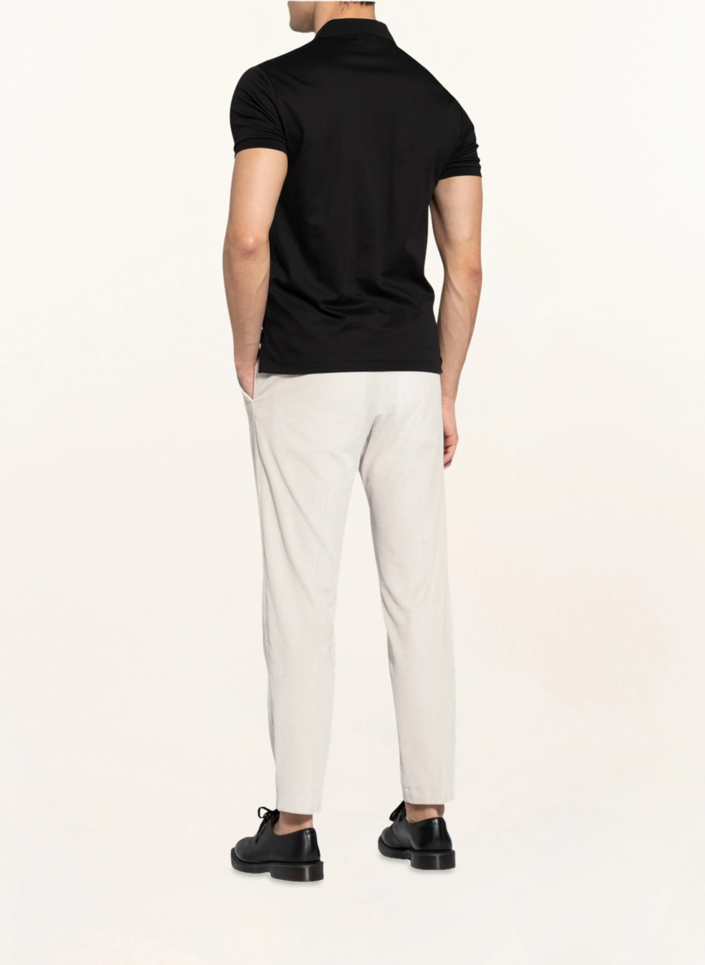 POLO RALPH LAUREN Jersey-Poloshirt Custom Slim Fit – SCHWARZ