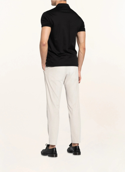 POLO RALPH LAUREN Jersey-Poloshirt Custom Slim Fit – SCHWARZ