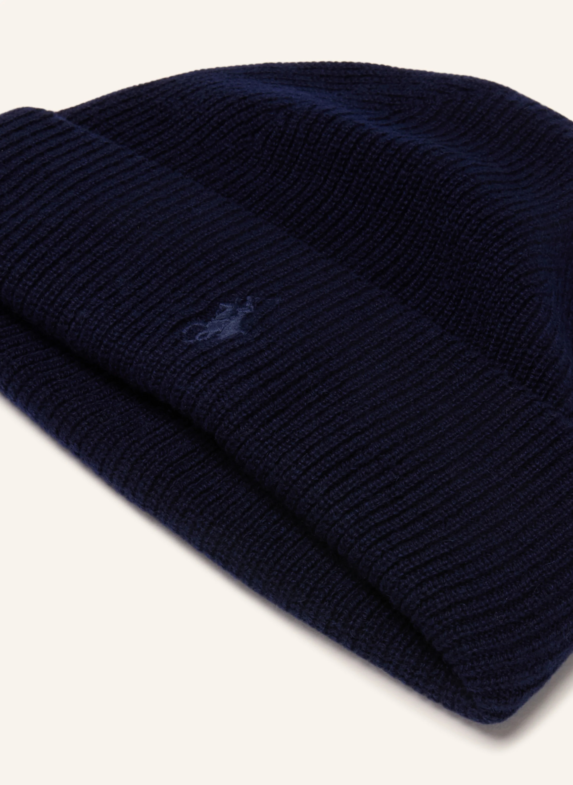 POLO RALPH LAUREN Cashmere-Mütze – DUNKELBLAU