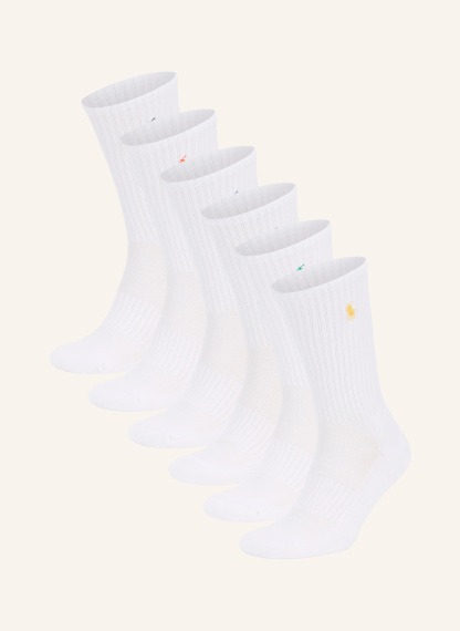 POLO RALPH LAUREN 6er-Pack Socken – WEISS