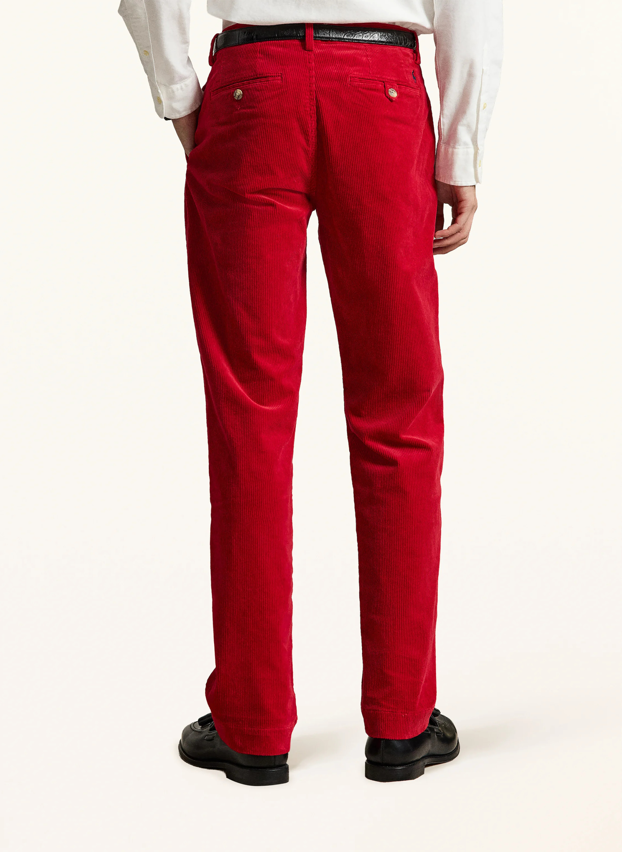 POLO RALPH LAUREN Cordchino Stretch Straight Fit – ROT