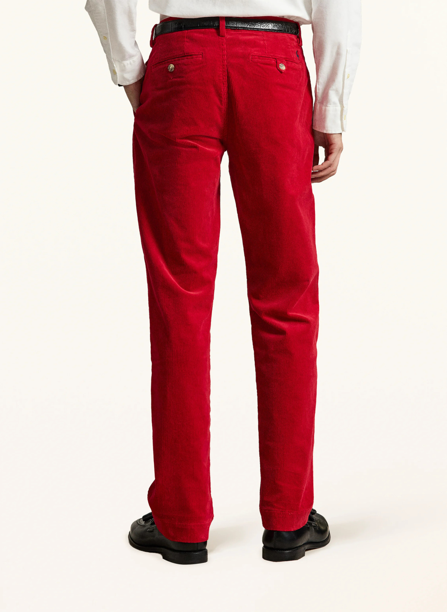 POLO RALPH LAUREN Cordchino Stretch Straight Fit – ROT